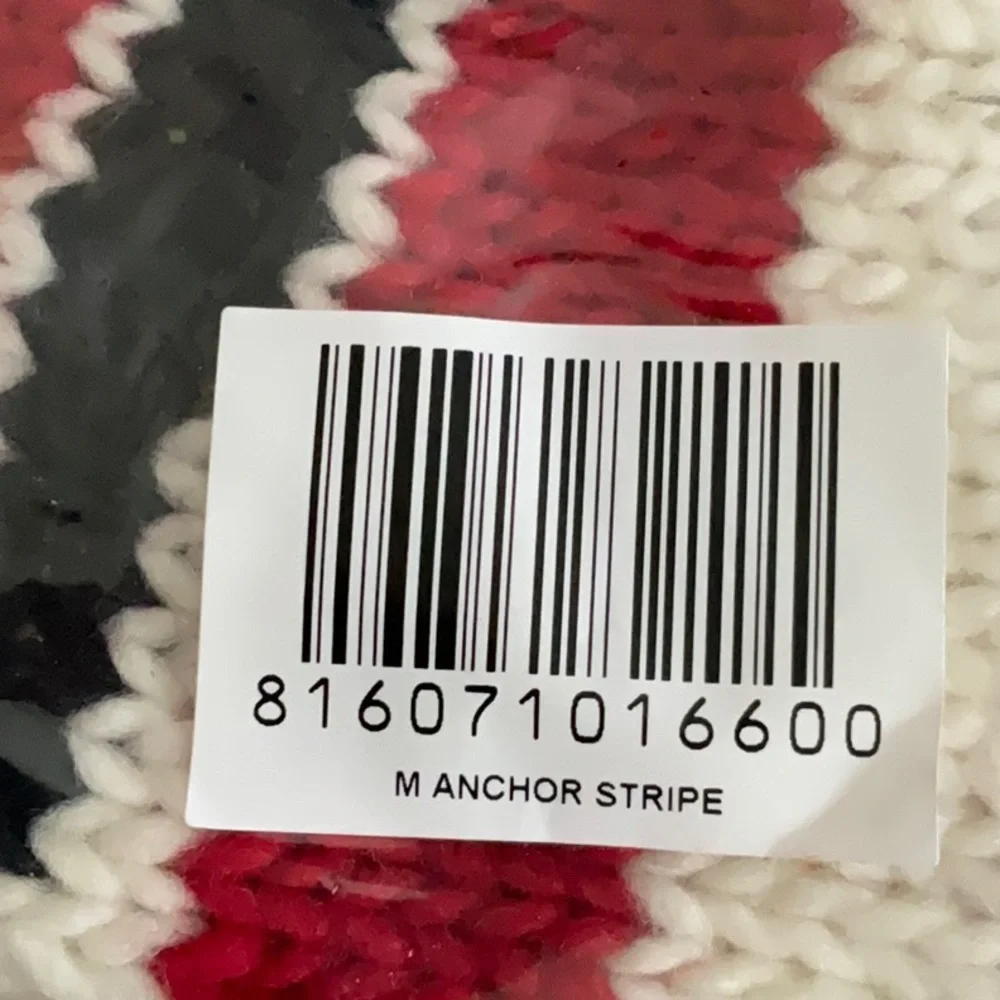NWT CHILLY DOG WOOL ANCHOR DOG SWEATER MEDIUM RED WHITE BLUE NEW IN BAG